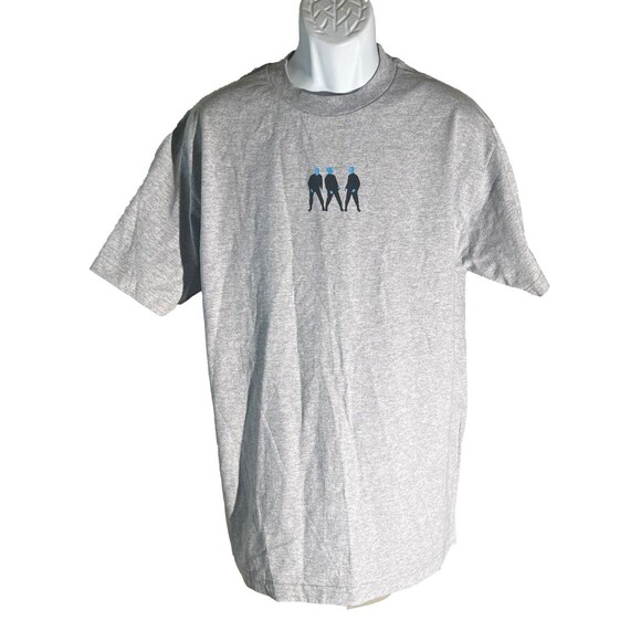 BLUE MAN GROUP Short Sleeve Gray T-Shirt Large - Picture 1 of 5